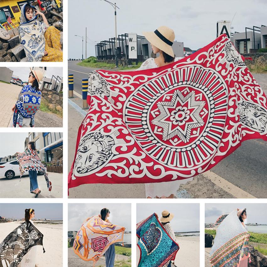 Sarong Pareo Wrap - ビーチカバーアップ女性大ビーチドレスビキニ水着カバーアップサロンラップスカーフ新 90 × 180 センチメートルボヘミアンツイルパレオ
