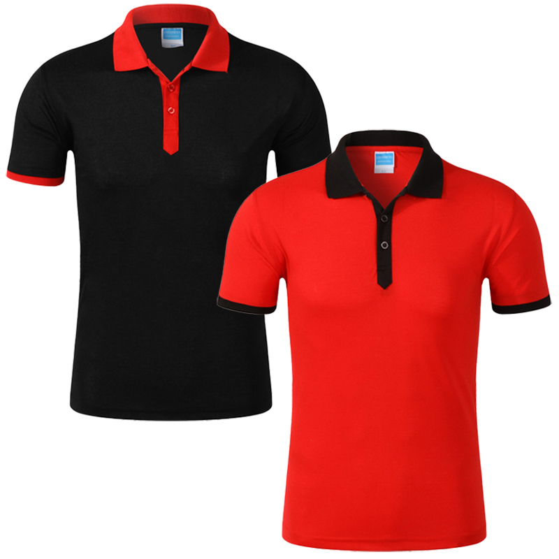 Summer Clothing Logo - POLO 半袖メンズ レディース 春夏カップル服チーム衣装 プリントロゴでカスタマイズ可能