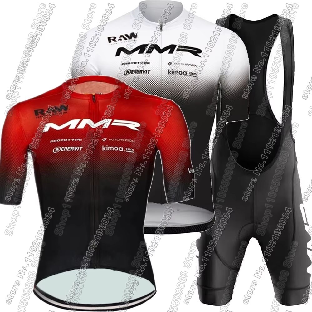Summer Clothing Sale Men - 2026 MMR チームサイクリングジャージセット夏自転車エスパーニャスペイン衣類キットロードバイクシャツスーツ自転車ビブショーツ MTB マイヨ
