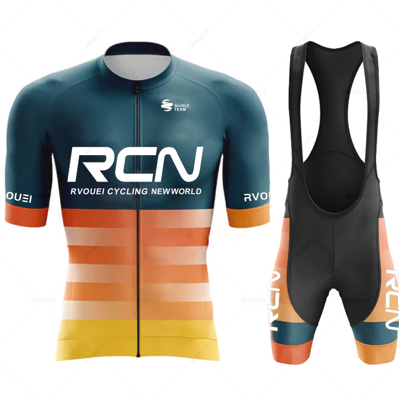 Summer Clothing Sale Men - Rvouei チーム 2026 メンズ夏半袖サイクリングジャージセット MTB マイヨ