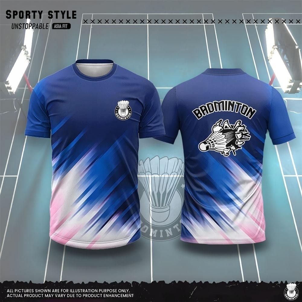 Summer Light Clothing - メンズ服ファッション 3D プリントバドミントン Tシャツ夏通気性半袖メンズ Tシャツスポーツルーズ O