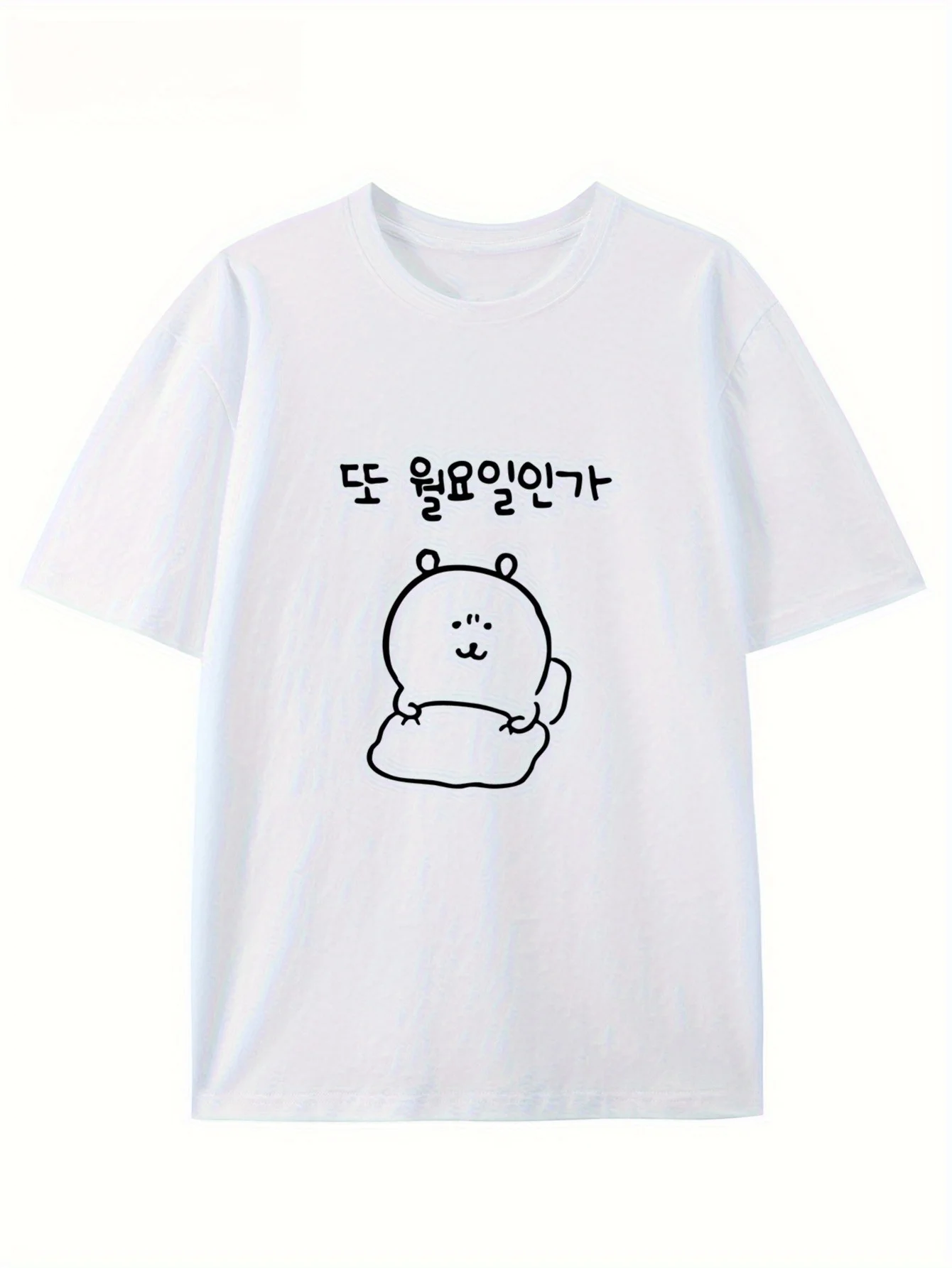 Summer Clothing Logo - 夏半袖 Tシャツかわいい漫画プリントラウンドネック通気性ファッション原宿かわいい Tシャツ女性の Y2K 服