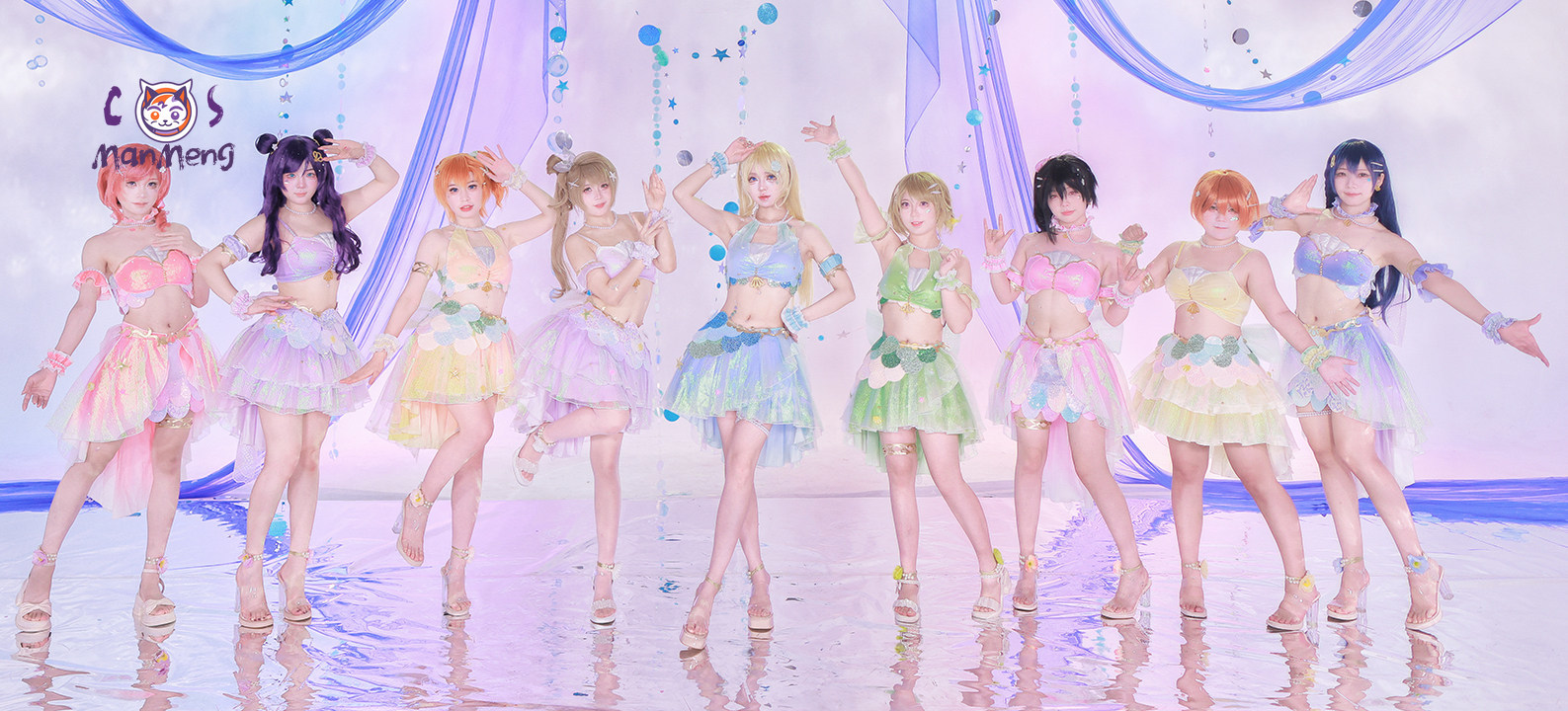 Summer Alt Clothing - アニメ ラブライブ！ 花代小泉マーメイドコスプレ衣装女性スイートハロウィンカーニバルソングドレスサマービーチ水着セット