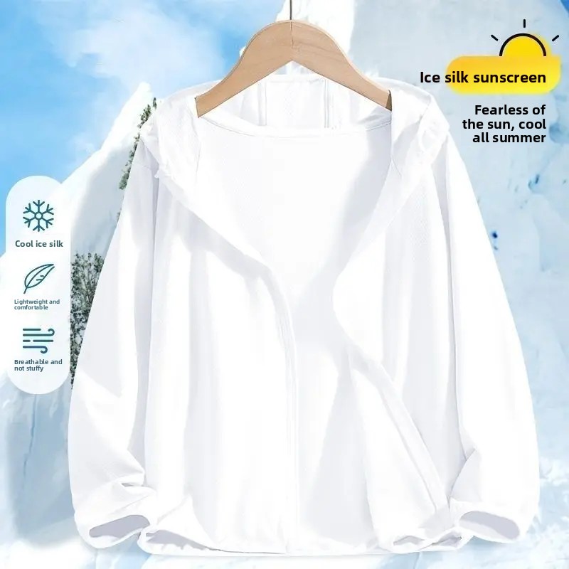 Summer Light Clothing - 日焼け止め服 + 夏用の若い男性と女性の日焼け止め服屋外用超軽量で涼しい肌に優しい服 UV 保護