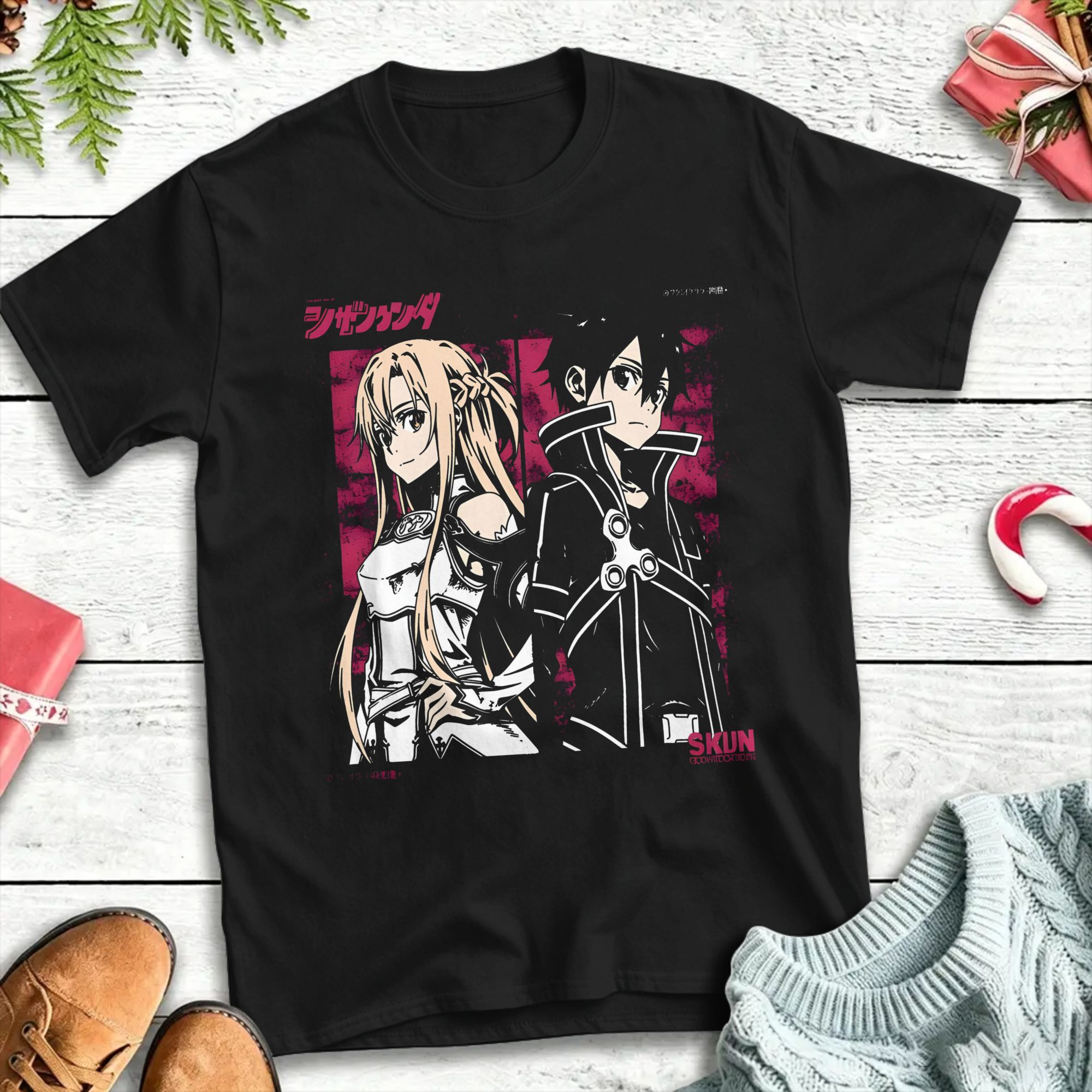 Summer Clothing Wholesale - キリトとアスナ綿 Tシャツ男性用夏ヴィンテージ Tシャツヒップスター Tシャツプラスサイズ卸売衣類