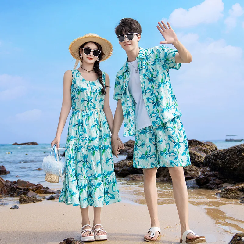 家族のためのマッチングバケーションウェアセット,ビーチウェア - Summer Clothing Resort のレビューと価格