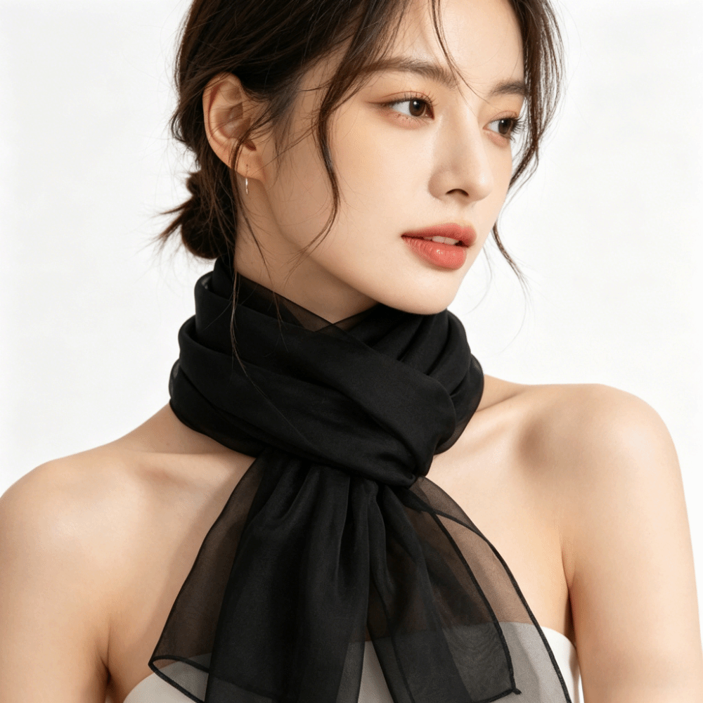 ソリッドカラーの薄いショールシフォン通気性スカーフ日焼け止め - Sarong Pareo Wrap のレビューと価格