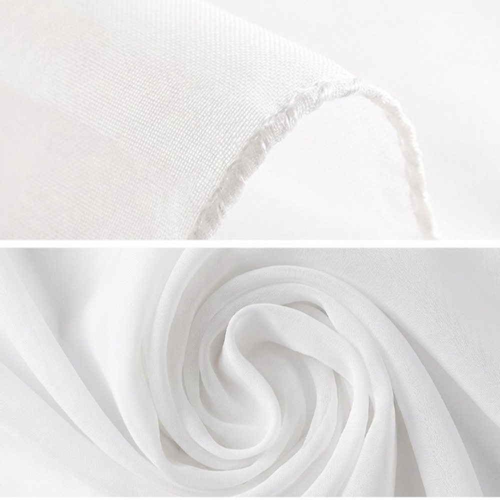 ソリッドカラーの薄いショールシフォン通気性スカーフ日焼け止め - Sarong Pareo Wrap のレビューと価格