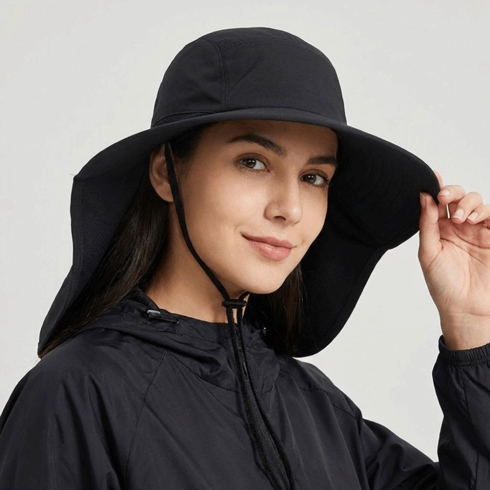 ファッションワイドブリムアウトドアサンハット調節可能なUV保 - Sun Hat Wide Brim のレビューと価格