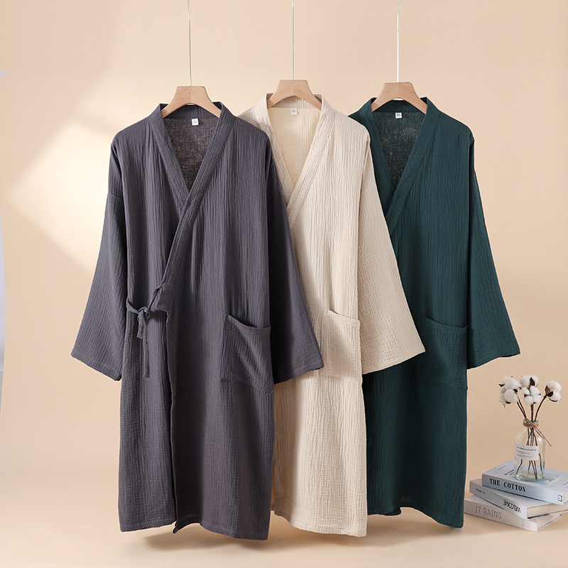 2026 日本の新春/夏のカップル着物ローブ綿 100% ク - Summer House Clothing のレビューと価格