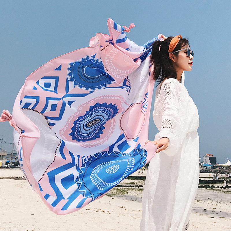 ビーチカバーアップ女性大ビーチドレスビキニ水着カバーアップサ - Sarong Pareo Wrap のレビューと価格