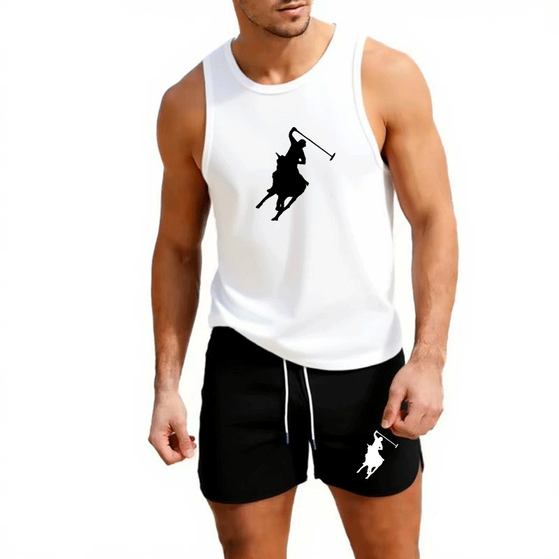 ヨーロッパメンズサマーベスト＆ショーツセット 2ピース アウ - Summer Clothing Sets のレビューと価格