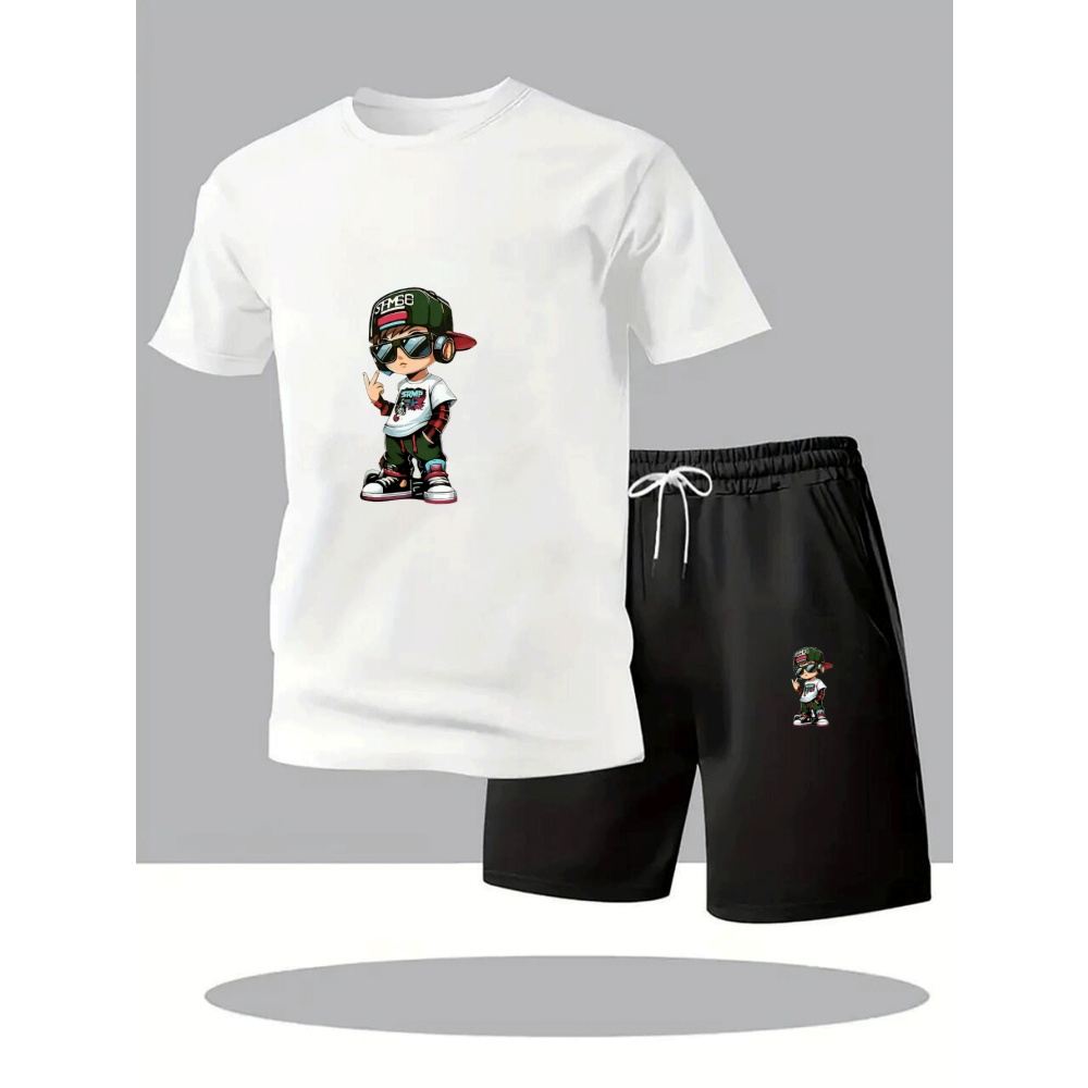 夏のホットセール メンズ半袖Tシャツ+ショートパンツセット  - Summer House Clothing のレビューと価格