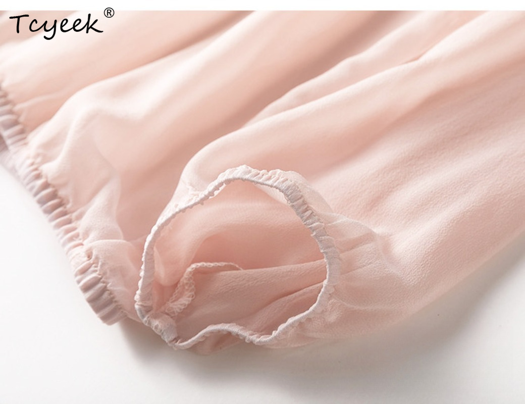 Tcyeek 100% 本物の桑シルク女性トップス 2026 - Summer Clothing Us のレビューと価格
