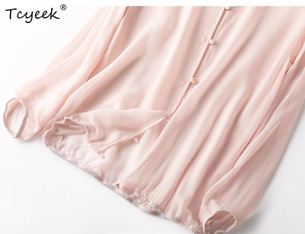 Tcyeek 100% 本物の桑シルク女性トップス 2026 - Summer Clothing Us のレビューと価格