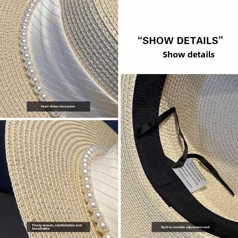 2025年ニューデザイン帽子 レトロフラットトップ レディー - Sun Hat Wide Brim のレビューと価格