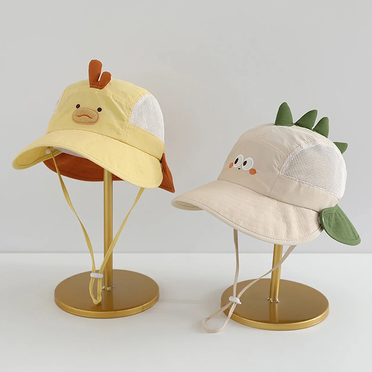 赤ちゃん漫画クマウサギ耳サンハット通気性メッシュワイドつば取 - Sun Hat Wide Brim のレビューと価格