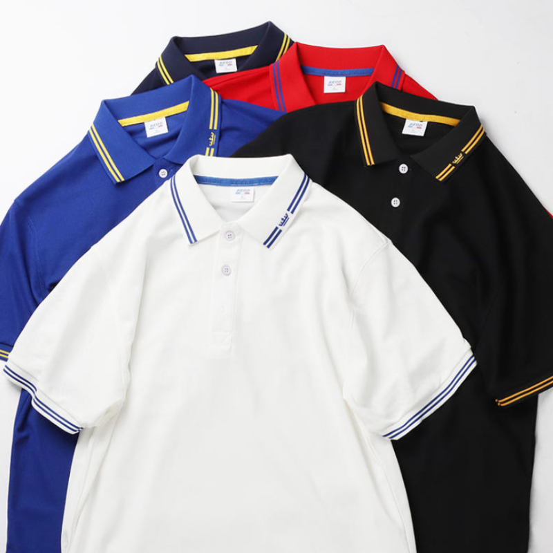 純綿カジュアルTシャツカスタム夏ポロシャツシャツロゴ刺繍ロゴ - Summer Clothing Logo のレビューと価格