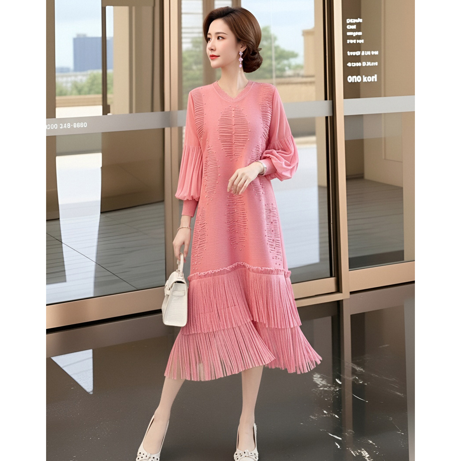 ミヤケ風 海辺のリゾート風 タッセルスカート 高級プリーツパ - Summer Clothing Resort のレビューと価格