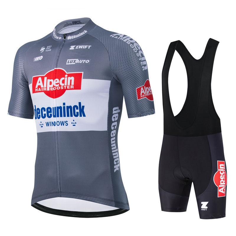 Alpecin プロサイクリングジャージセット男性ビブショー - Summer Clothing Sale Men のレビューと価格