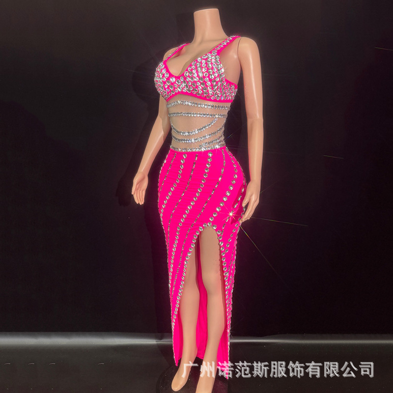 高級ホットダイヤモンドグラムサスペンダードレスパーティー服海 - Summer Clothing Resort のレビューと価格