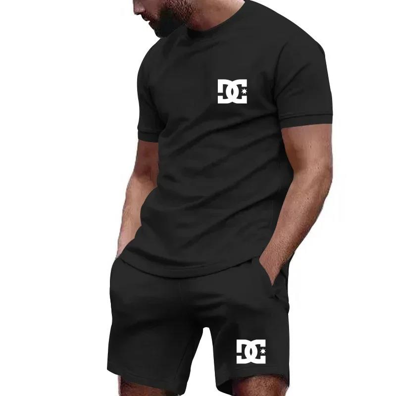 夏の新作メンズ半袖Tシャツと通気性のあるショートパンツのツー - Summer Clothing Types のレビューと価格