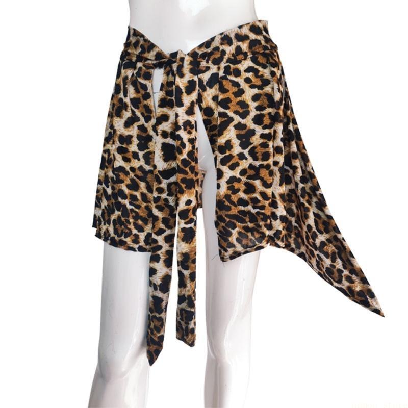31BF レディースヒョウ柄ビーチパレオサロンビキニ水着カバ - Sarong Pareo Wrap のレビューと価格