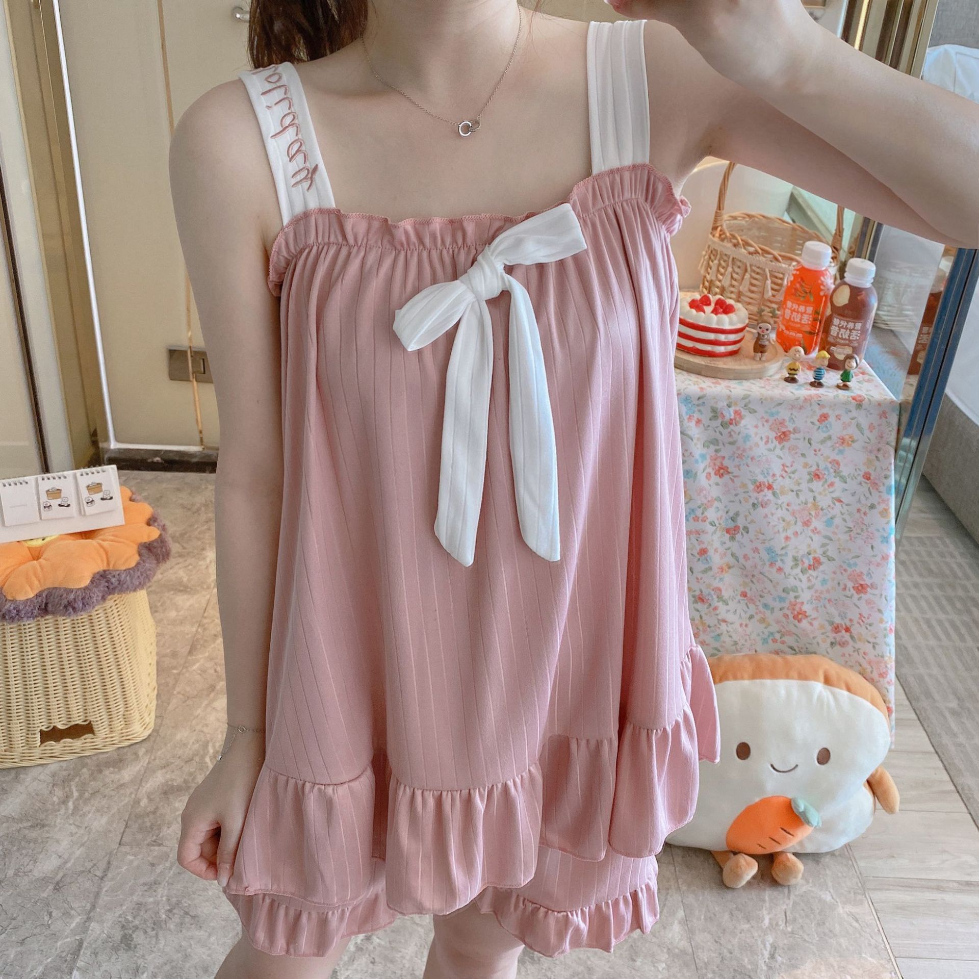 レディースツーピースセット ホームスーツ 女性用パジャマ レ - Summer House Clothing のレビューと価格