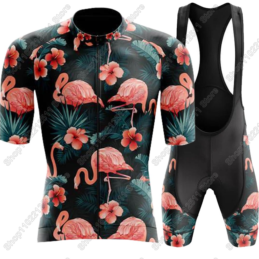 2025 フラミンゴサイクリングジャージセット自転車服男性夏 - Summer Clothing Sale Men のレビューと価格